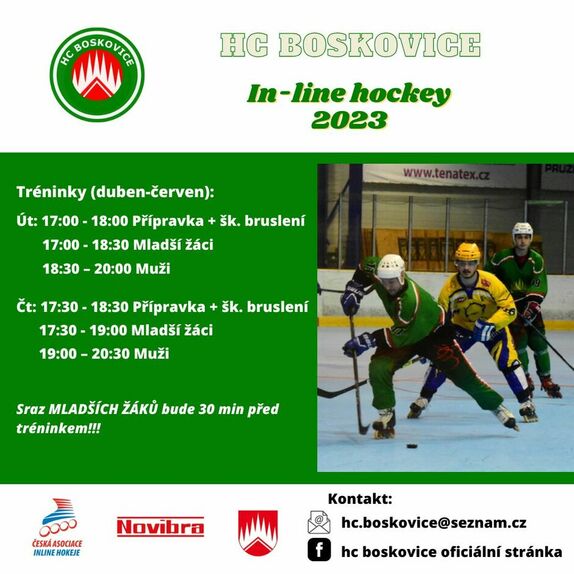 2023-04 - rozpis tréninků