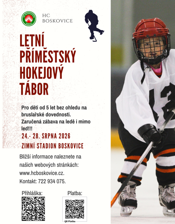 2026-08 Hokejový kemp plakát